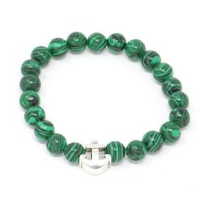 Beaded Anchor Bracelet